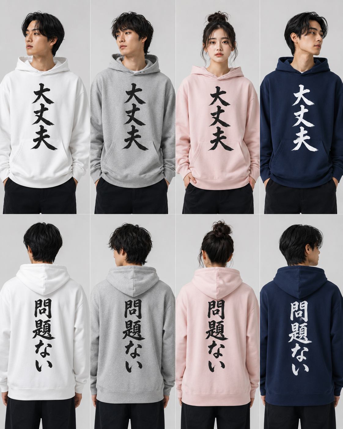 Niiパーカーの着用写真